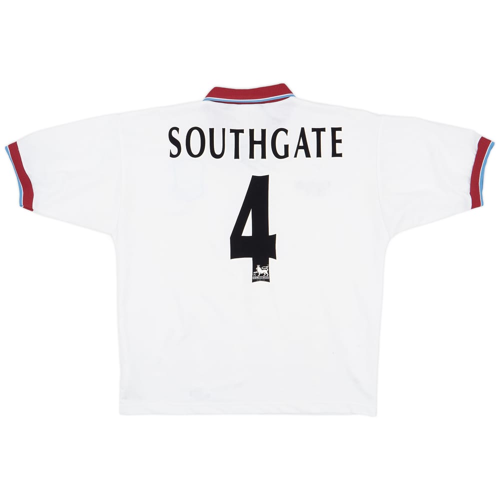 1996-98 Aston Villa Away Shirt Southgate #4 - 9/10 - (L)