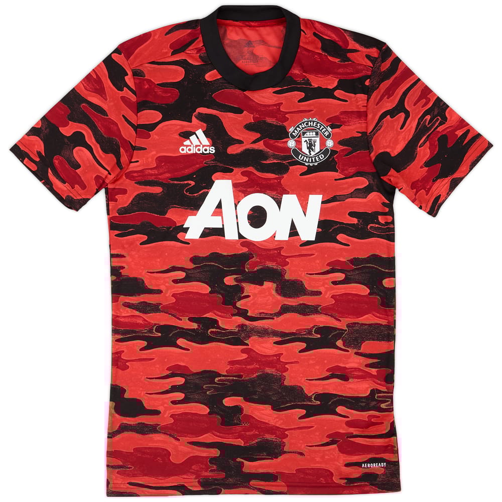 2020-21 Manchester United adidas Training Shirt - 9/10 - (XS)