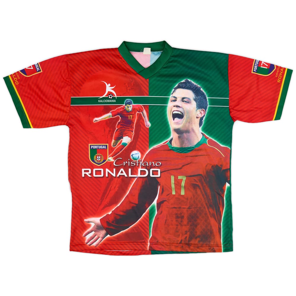 2004-06 Portugal 'Ronaldo' Fan Tee - 8/10 - (L)