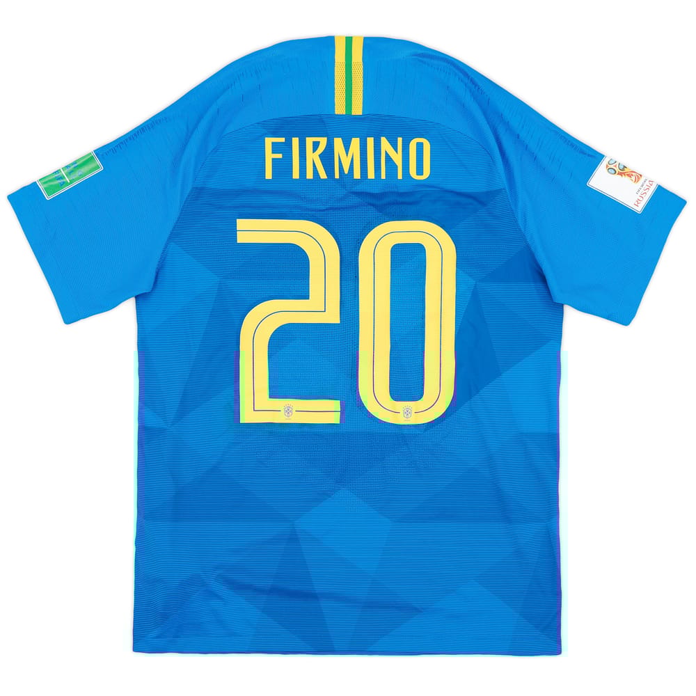 2018-19 Brazil Authentic Vaporknit Away Shirt Firmino #20 - 10/10 - (L)