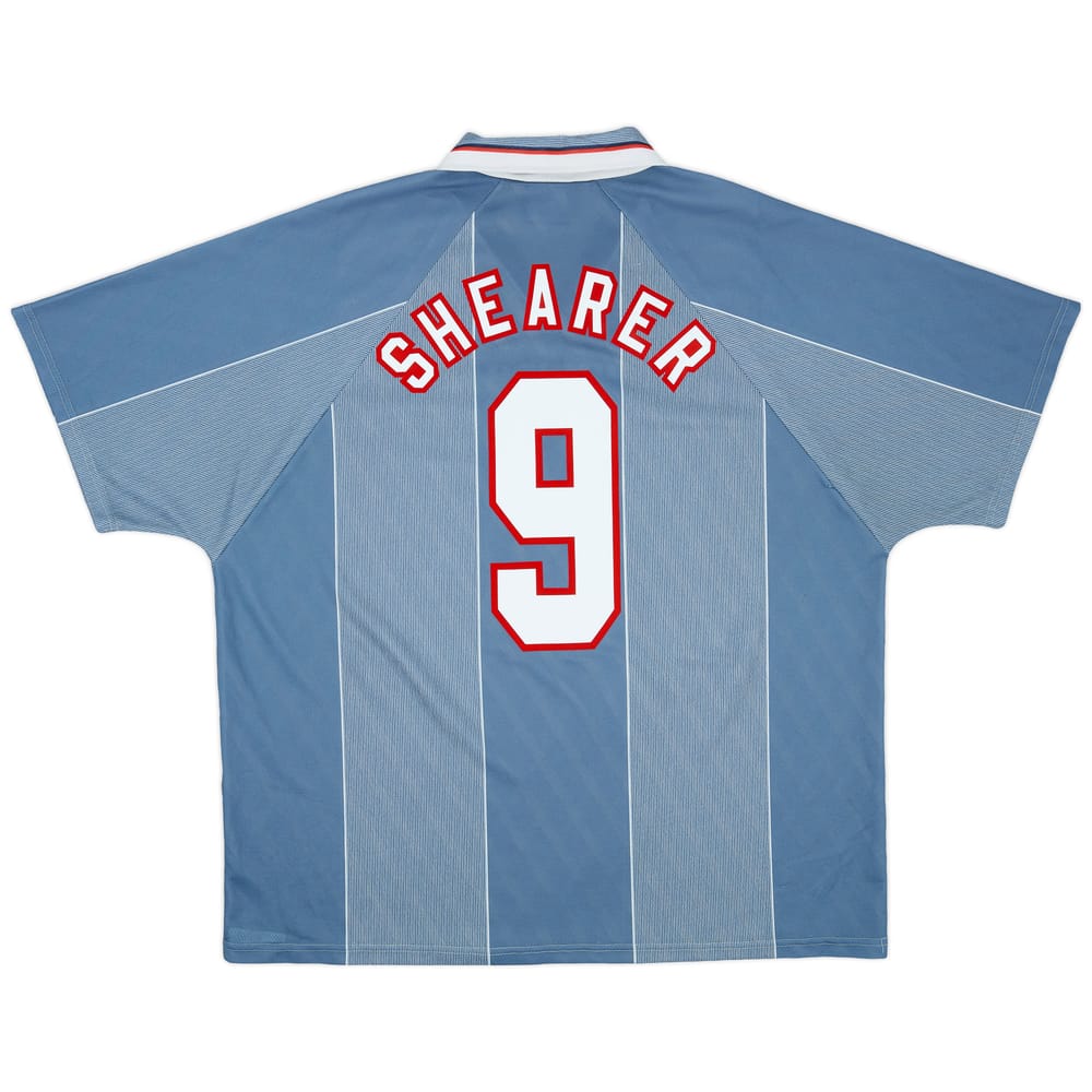 1996-97 England Away Shirt Shearer #9 - 8/10 - (XXL)
