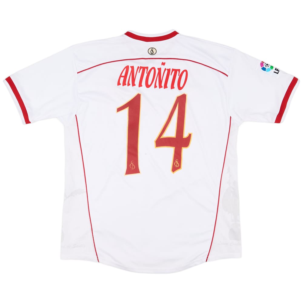 2003-04 Sevilla Home Shirt Antonito #24 - 8/10 - (XXL)