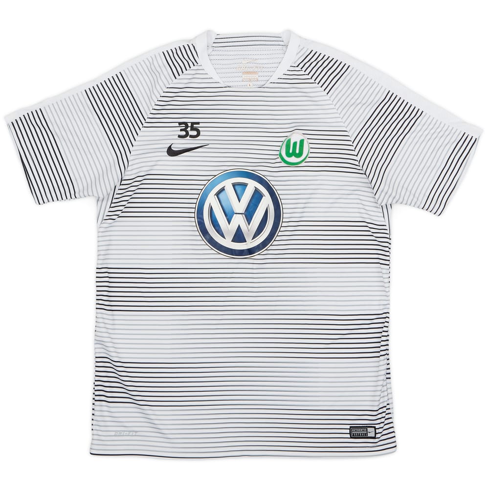 2016-17 Wolfsburg Player Issue Nike Training Shirt #35 - 7/10 - (L)