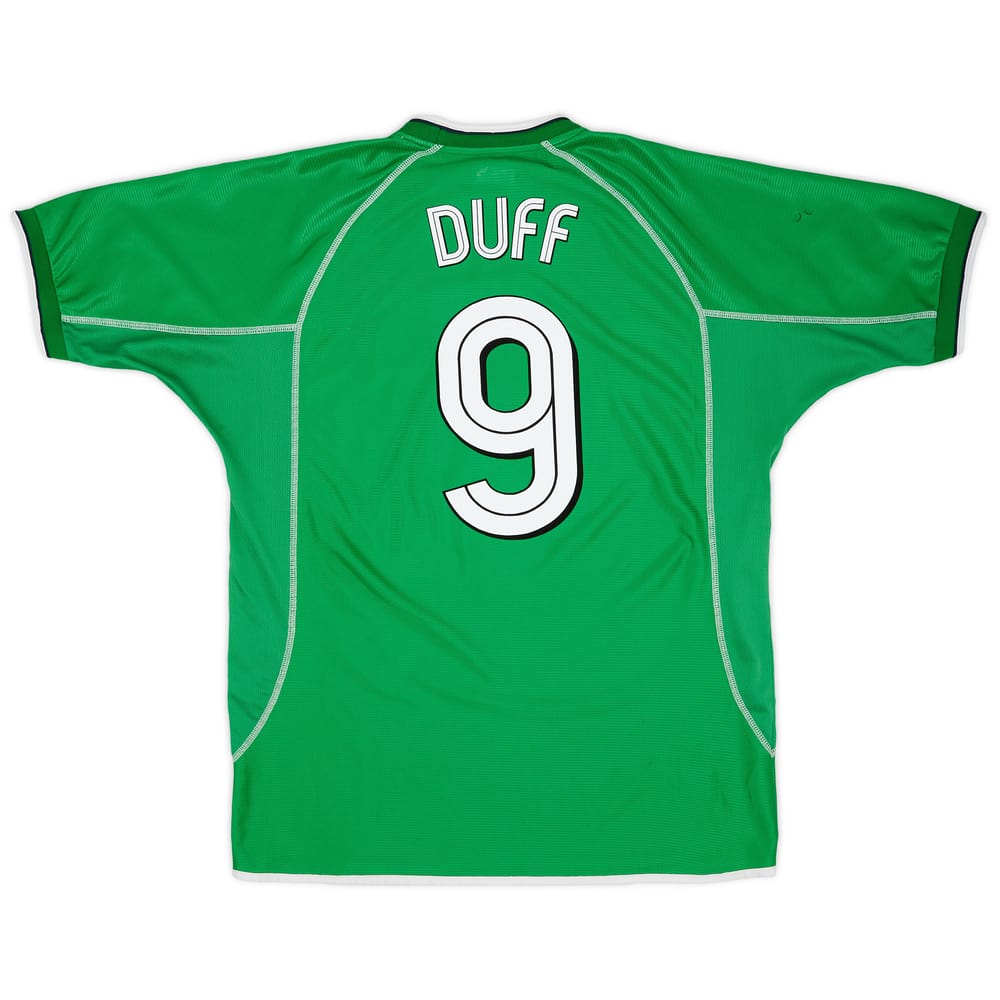 2001-03 Ireland Home Shirt Duff #9 - 7/10 - (XL)
