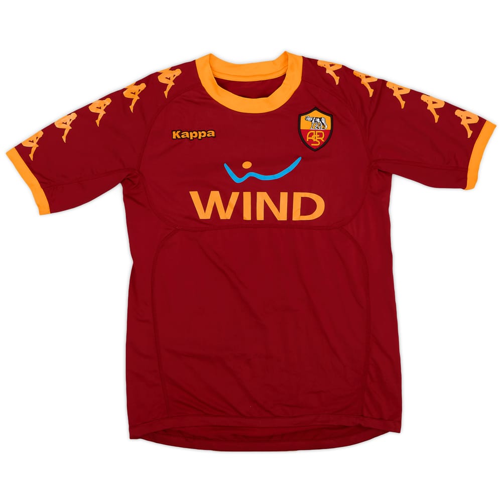 2010-11 Roma Home Shirt - 7/10 - (XL.Boys)