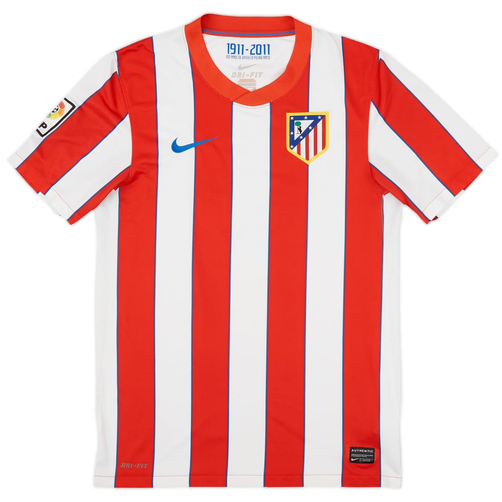 2011-12 Atletico Madrid Home Shirt - 7/10 - (S)