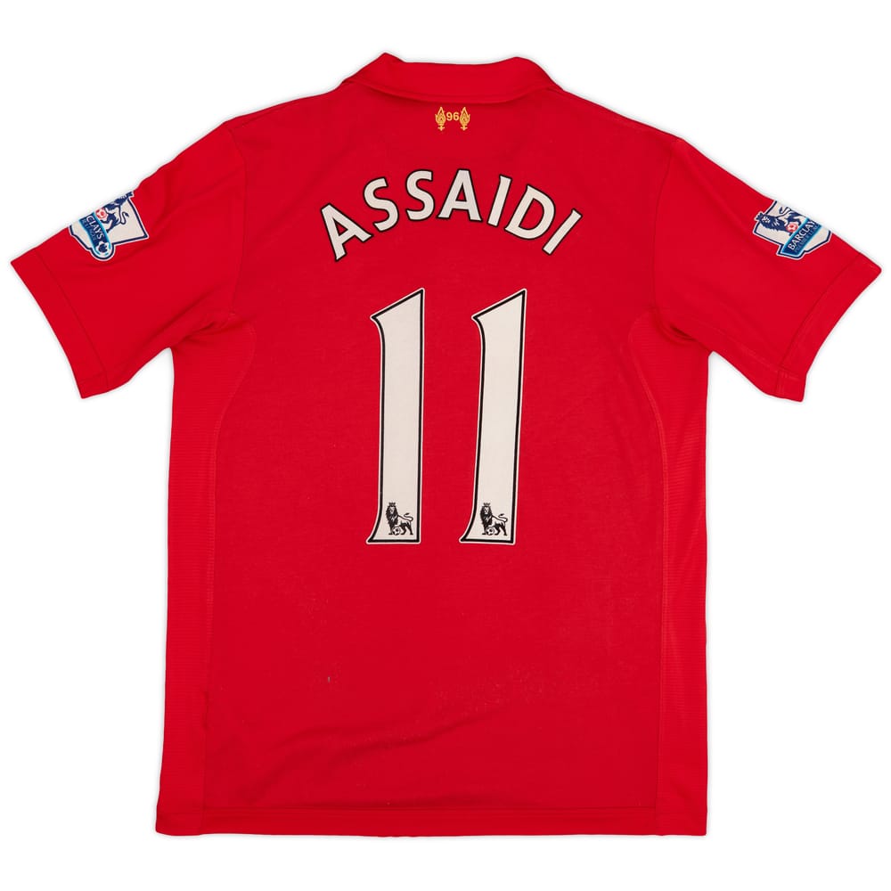 2012-13 Liverpool Home Shirt Assaidi #11 - 6/10 - (M)