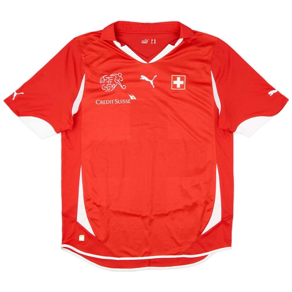 2010-11 Switzerland Home Shirt - 8/10 - (XL)