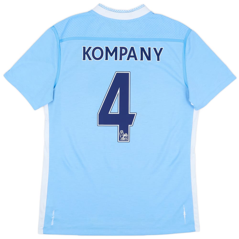 2011-12 Manchester City Home Shirt Kompany #4 - 6/10 - (M)