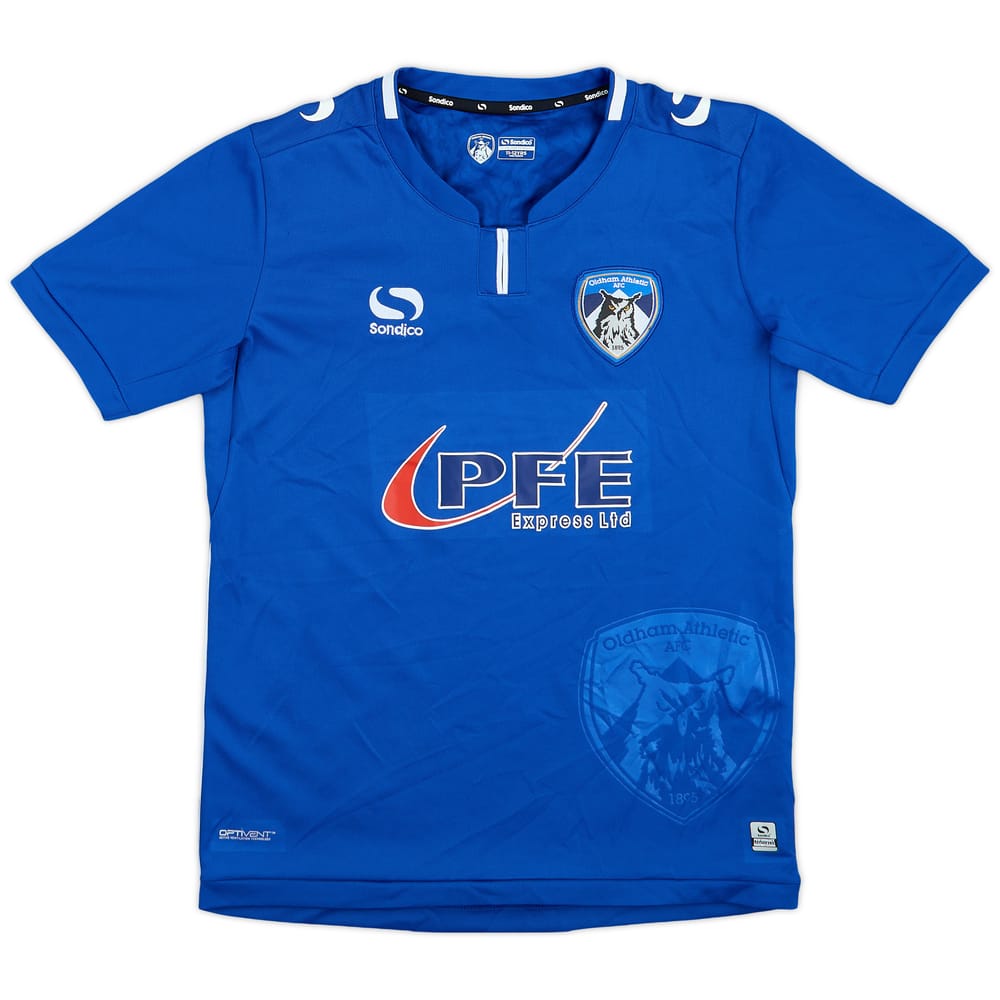 2017-18 Oldham Home Shirt - 9/10 - (M.Boys)