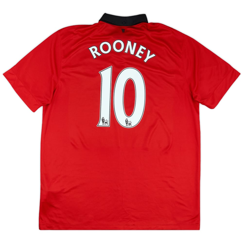 2013-14 Manchester United Home Shirt Rooney #10 - 5/10 - (XL)