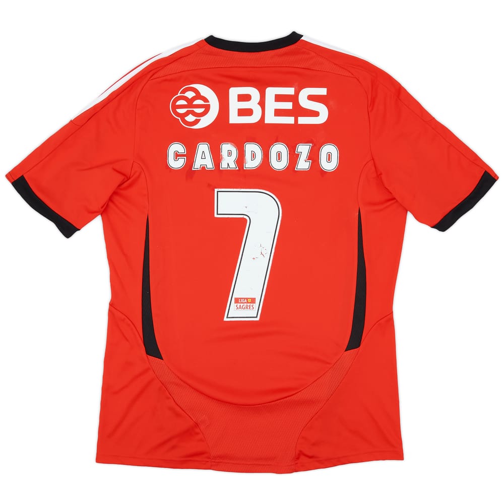 2008-09 Benfica Home Shirt Cardozo #7 - 3/10 - (M)