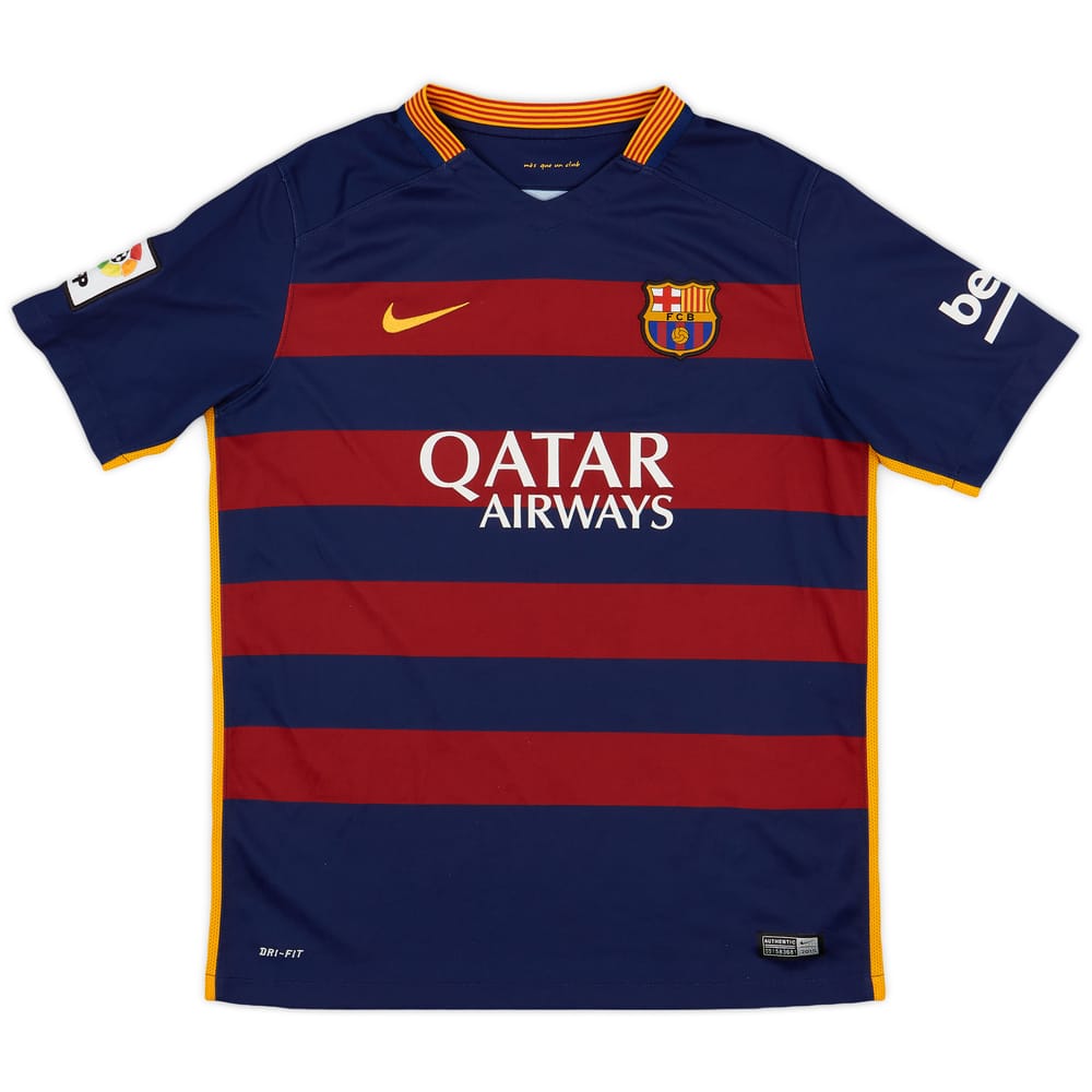 2015-16 Barcelona Home Shirt - 9/10 - (XL.Boys)