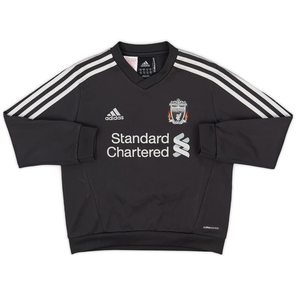 2011-12 Liverpool adidas Sweat Top - 9/10 - (7-8 Years)