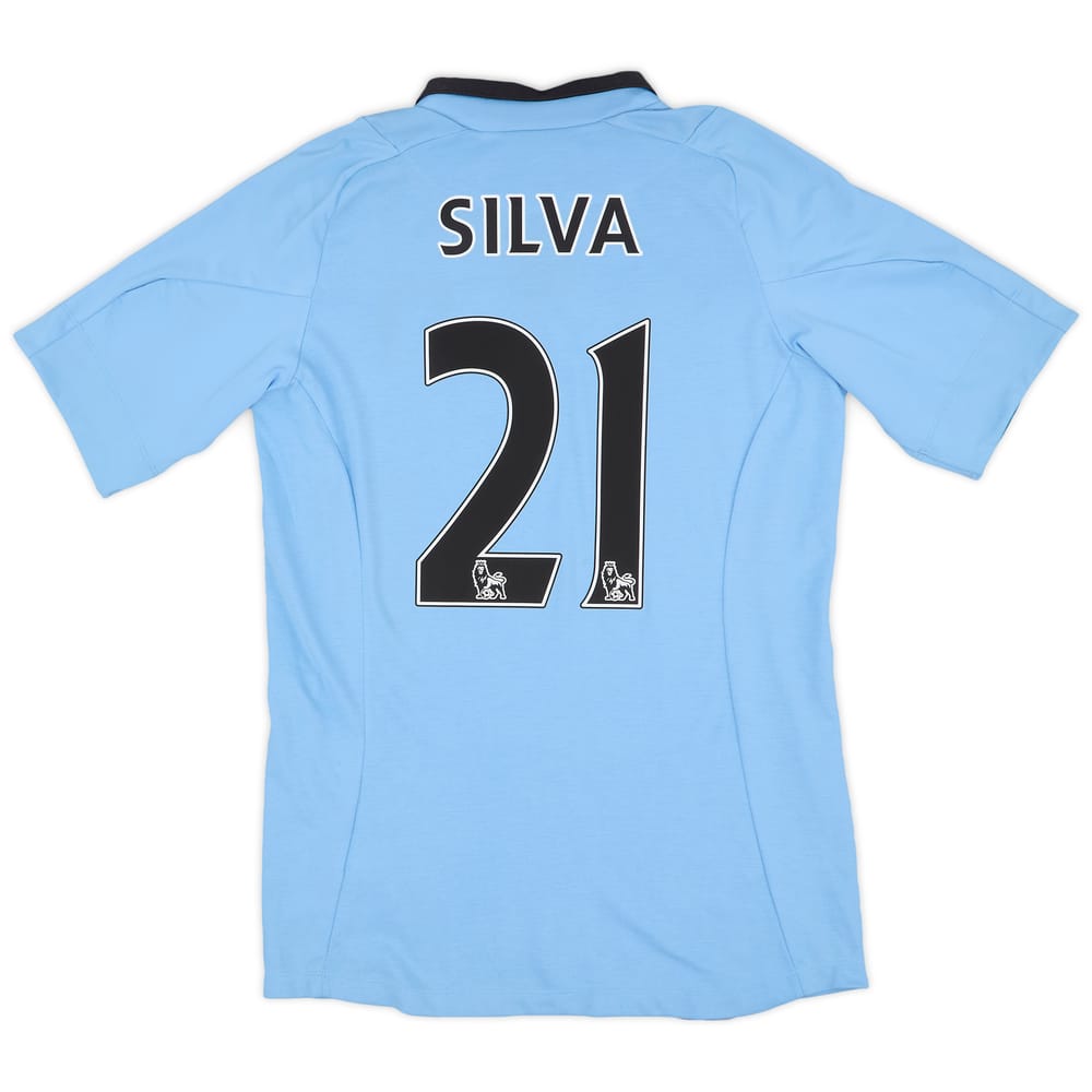 2012-13 Manchester City Home Shirt Silva #21 (S)