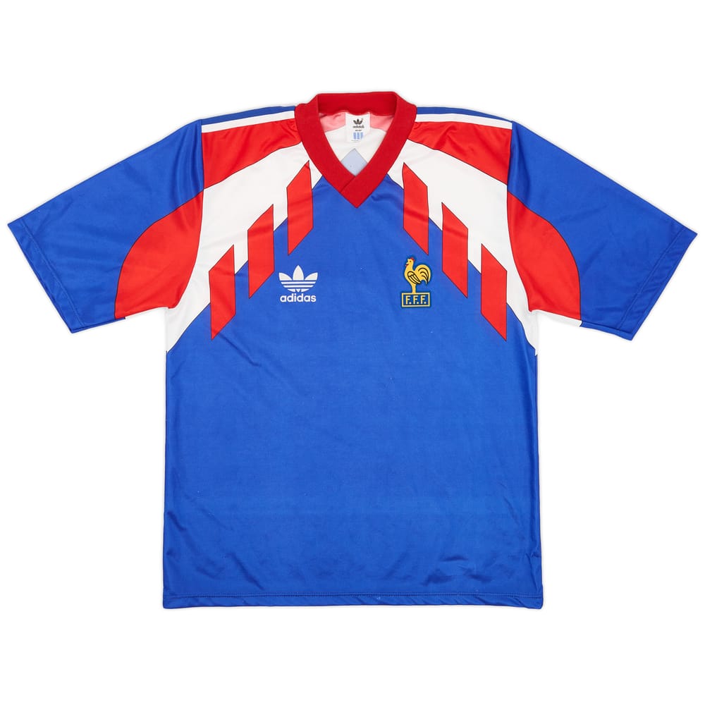 1990-92 France Home Shirt - 8/10 - (M/L)