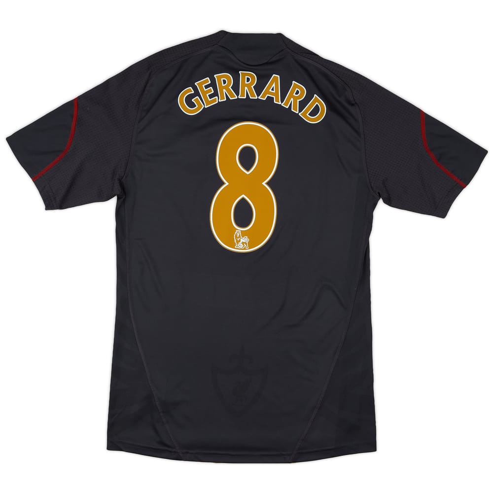 2009-10 Liverpool Away Shirt Gerrard #8 - 9/10 - (S)