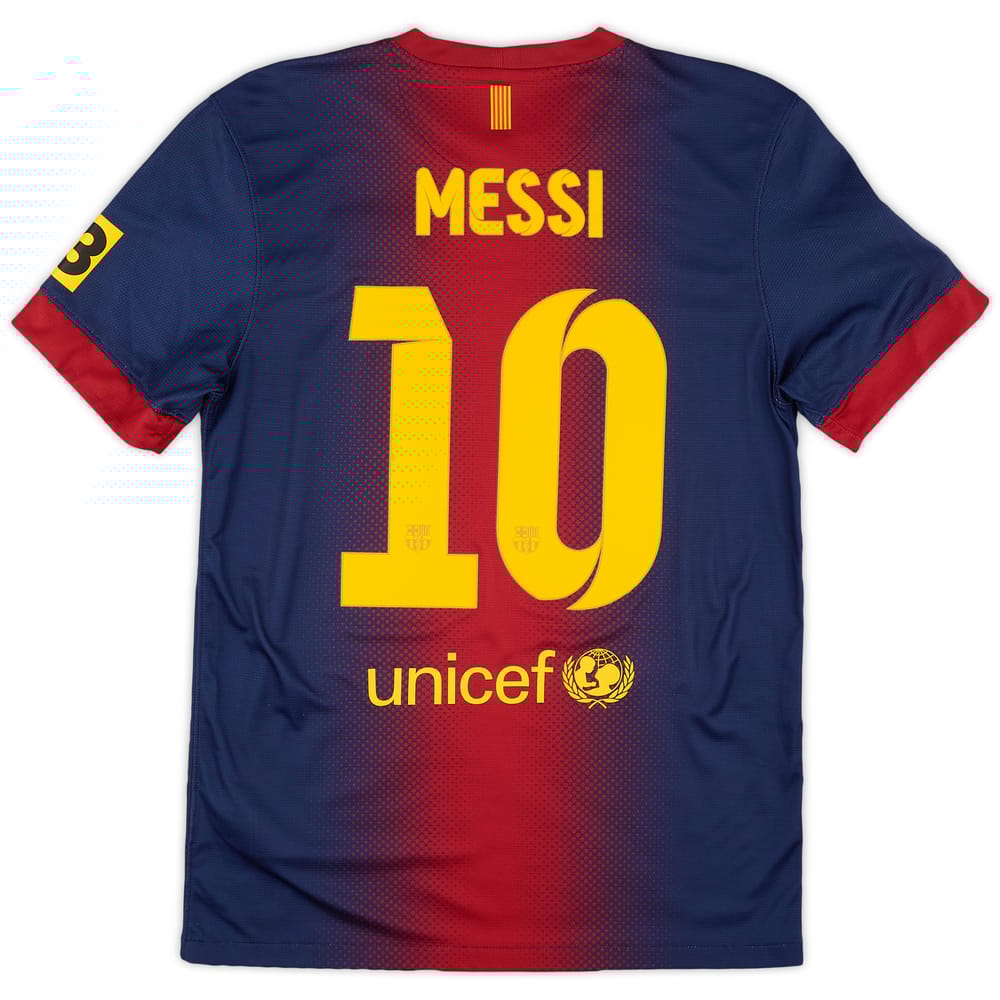 2012-13 Barcelona Home Shirt Messi #10 - 8/10 - (S)