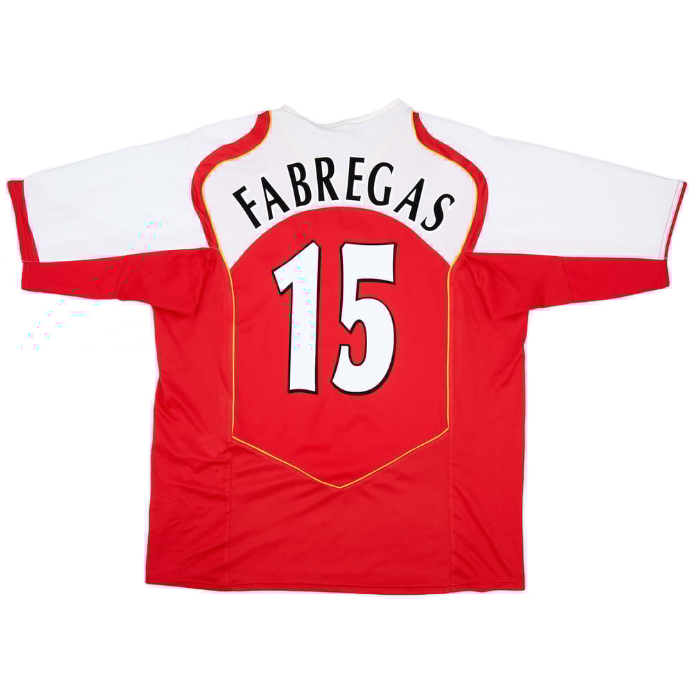 2004-05 Arsenal Home Shirt Fabregas #15 - 8/10 - (XXL)