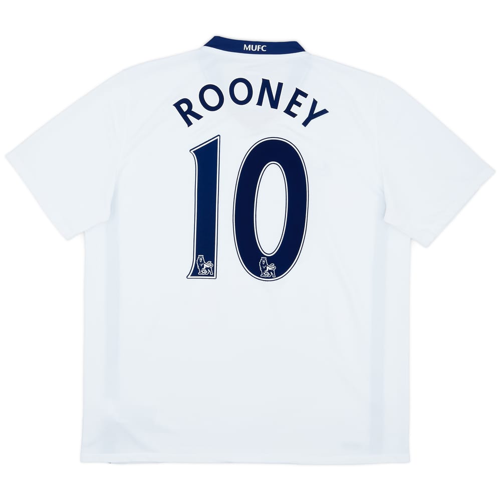 2008-10 Manchester United Away Shirt Rooney #10 - 8/10 - (L)