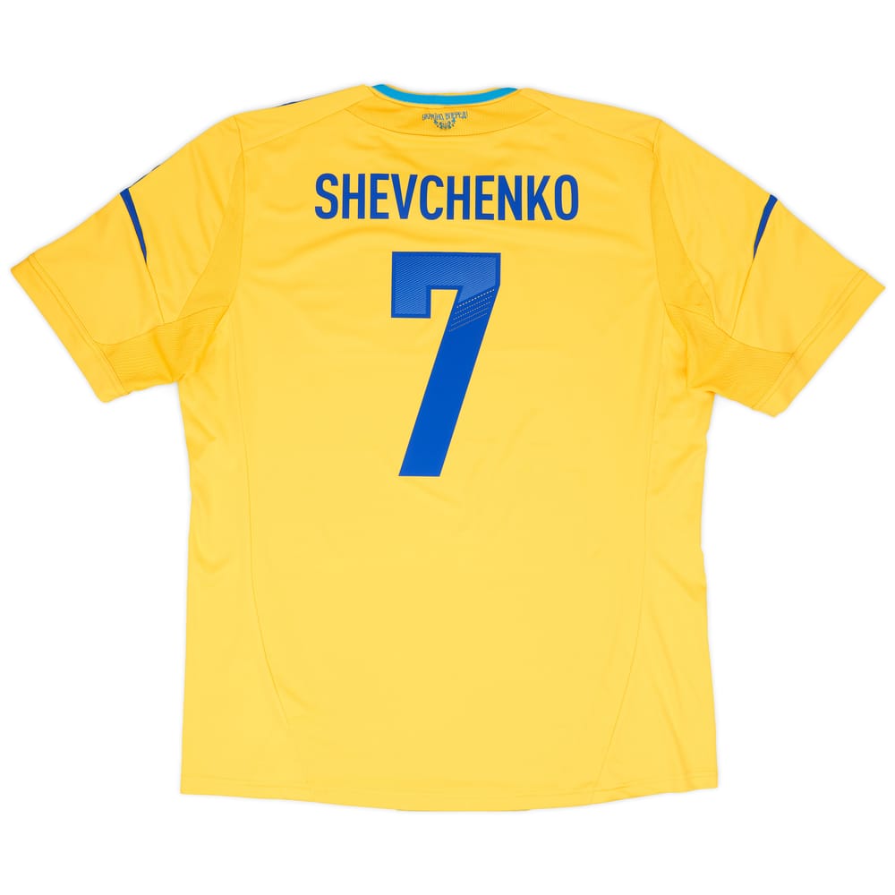 2011-13 Ukraine Home Shirt Shevchenko #7 - 6/10 - (XL)