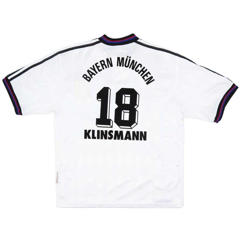 1996-98 Bayern Munich Away Shirt Klinsmann #18 - 9/10 - (L)