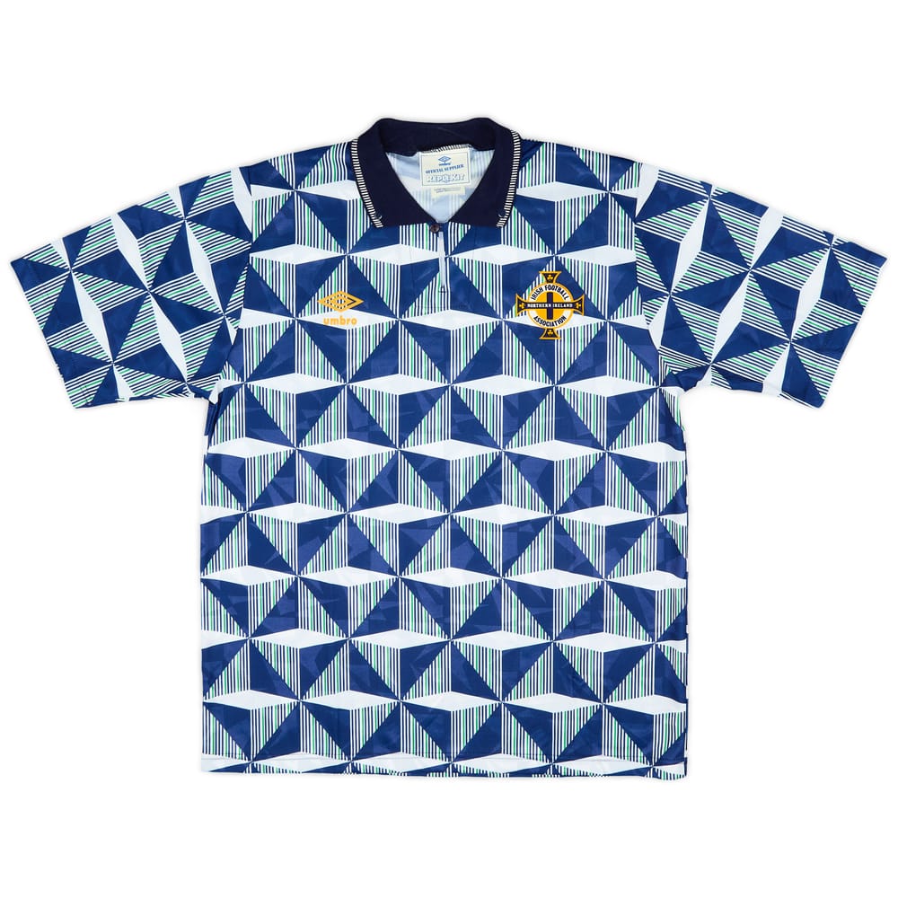 1990-92 Northern Ireland Away Shirt - 8/10 - (L)