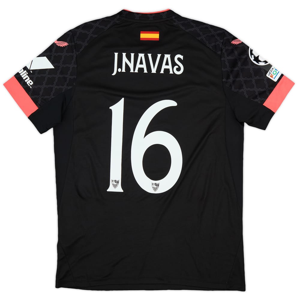 2022-23 Sevilla Match Issue Champions League Third Shirt J. Navas #16