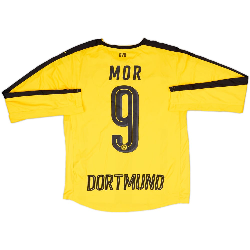2016-17 Borussia Dortmund Home L/S Shirt Mor #9 (L.Boys)