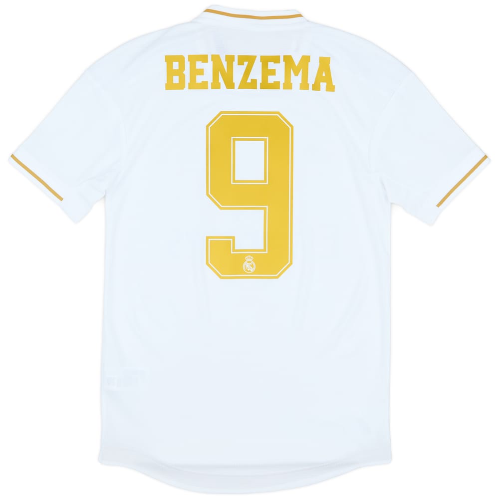 2019-20 Real Madrid Home Shirt Benzema #9 (XS)