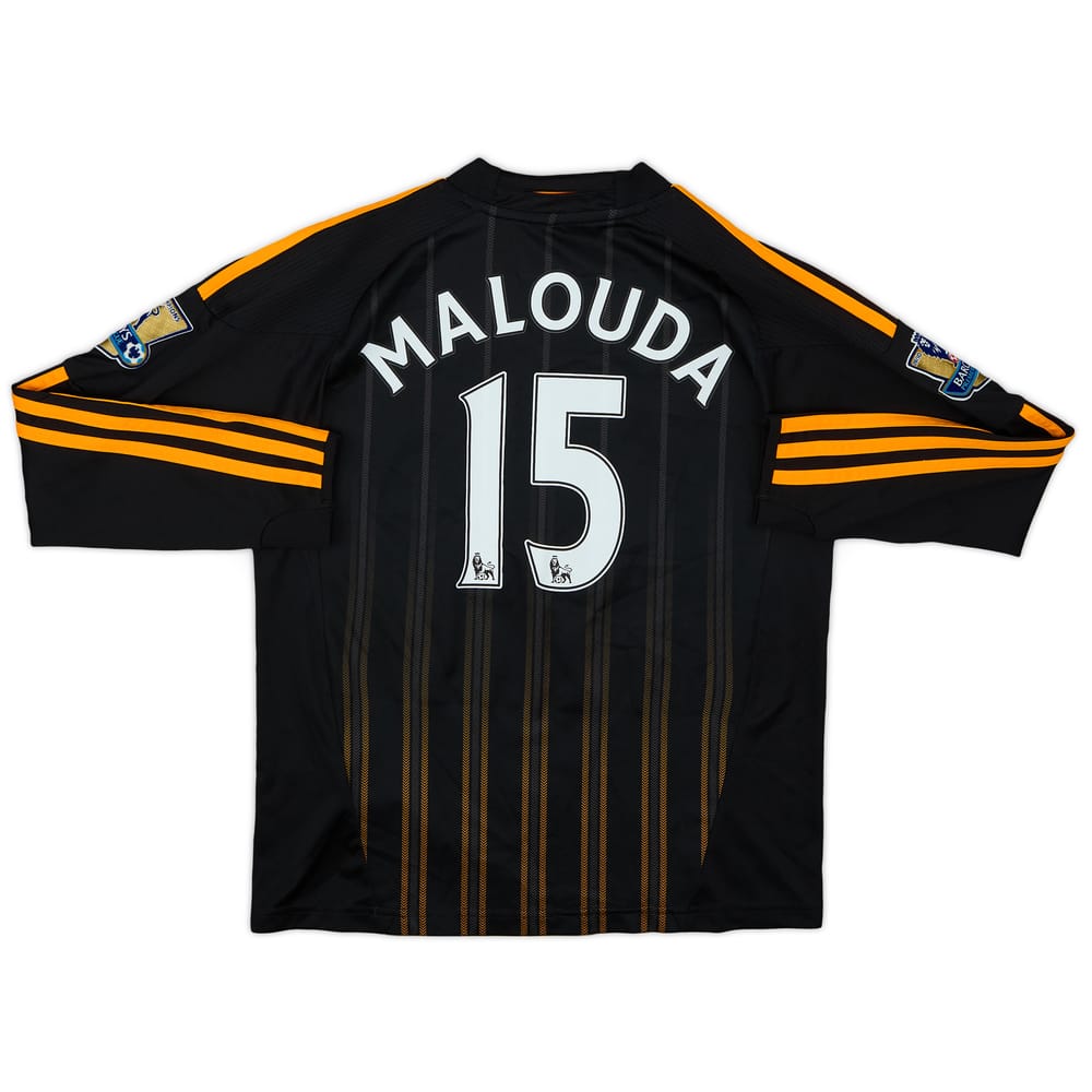 2010-11 Chelsea Away L/S Shirt Malouda #15 - 8/10 - (S.Boys)