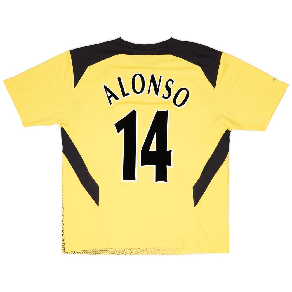 2004-06 Liverpool Away Shirt Alonso #14 - 8/10 - (L)