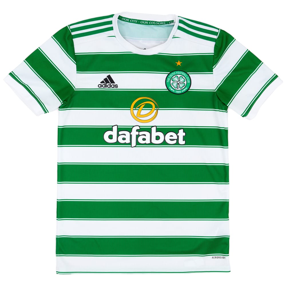 2021-22 Celtic Home Shirt - 9/10 - (S)