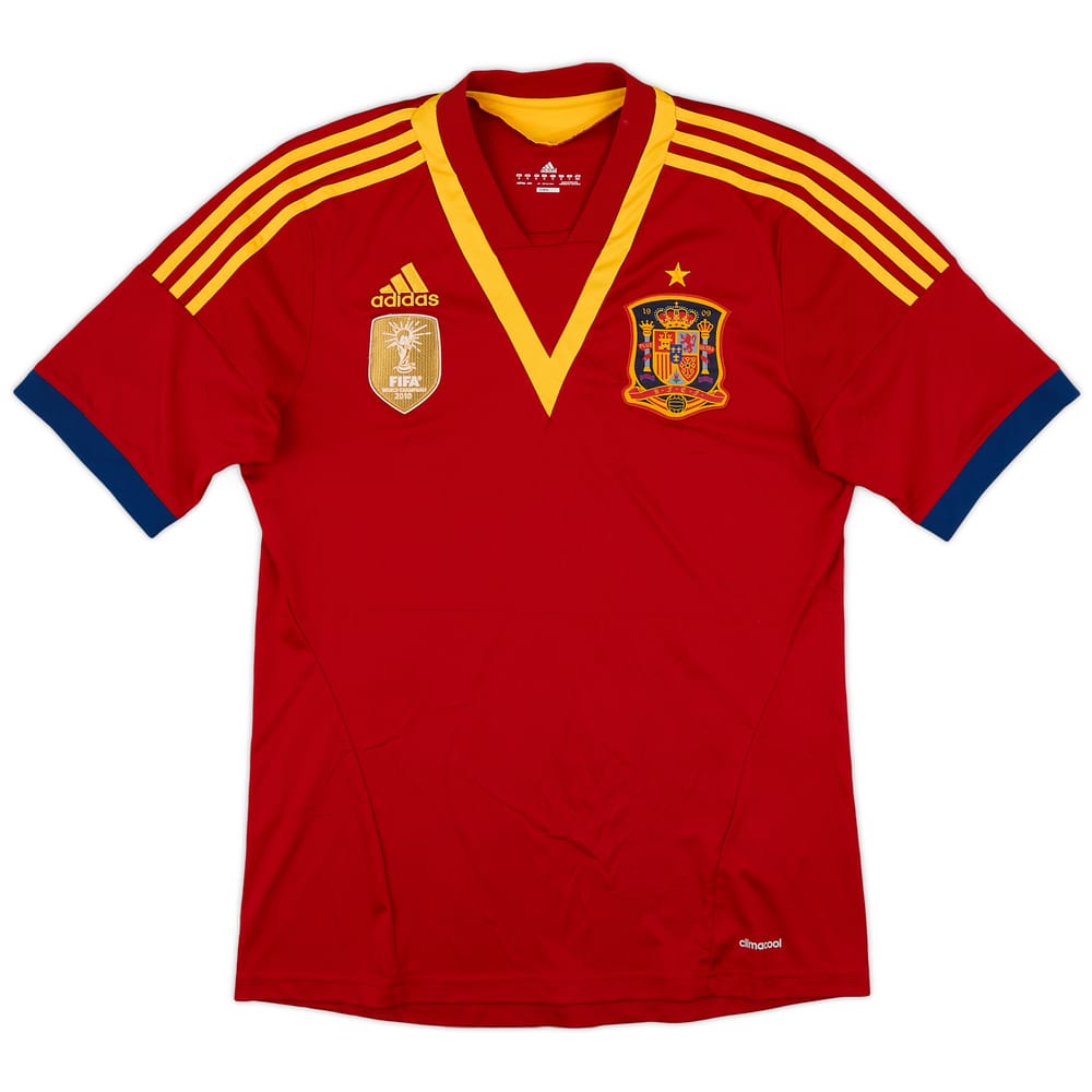 2013 Spain Confederation Cup Home Shirt - 8/10 - (M)