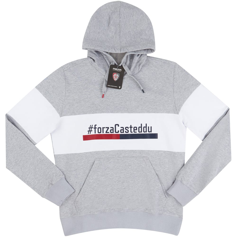 2019-20 Cagliari Macron Hooded Top