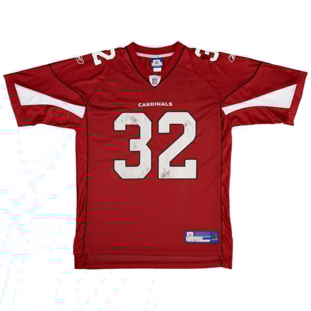 2006 Arizona Cardinals James #32 Reebok On Field Home Jersey (Very Good) L
