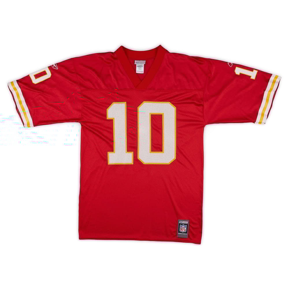 2001 Kansas City Chiefs Green #10 Reebok Home Jersey (Very Good) M