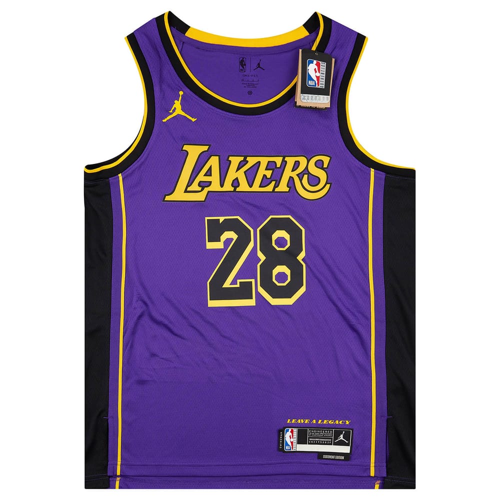 2023-24 LA Lakers Hachimura #28 Jordan Swingman Alternate Jersey (M)