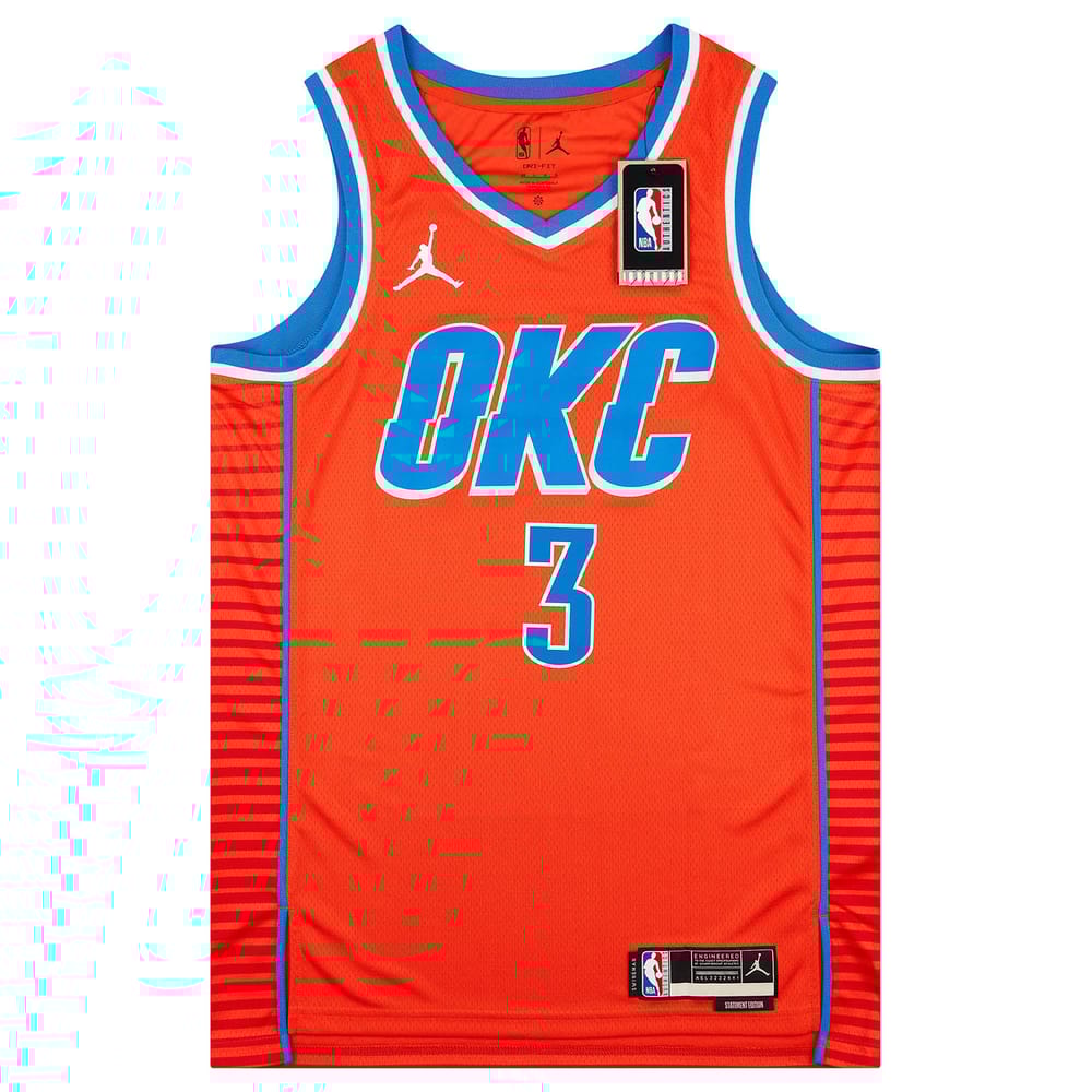 2021-24 Oklahoma City Thunder Giddey #3 Jordan Swingman Alternate Jersey (S)