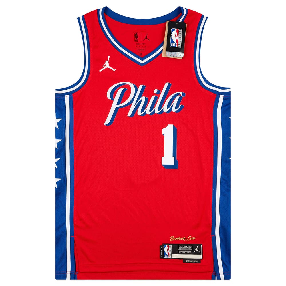 2022-23 Philadelphia 76ers Harden #1 Jordan Swingman Alternate Jersey (S)