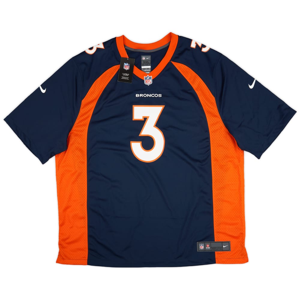 2022-23 Denver Broncos Wilson #3 Nike Game Alternate Jersey (3XL)