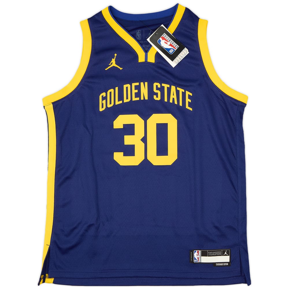 2022-24 Golden State Warriors Curry #30 Jordan Swingman Alternate Jersey (L.Kids)