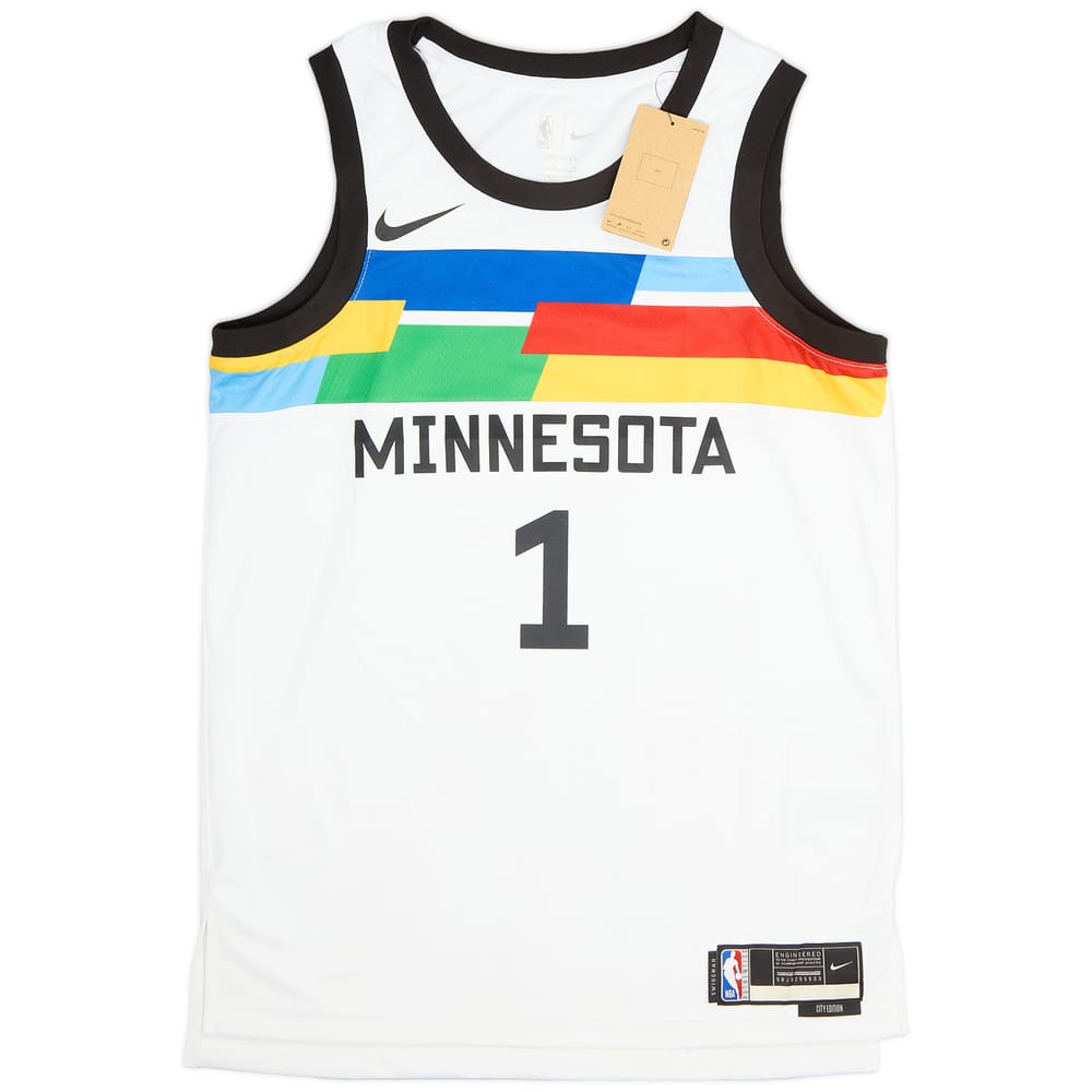 2022-23 Minnesota Timberwolves Edwards #1 Nike Swingman Alternate Jersey (M)