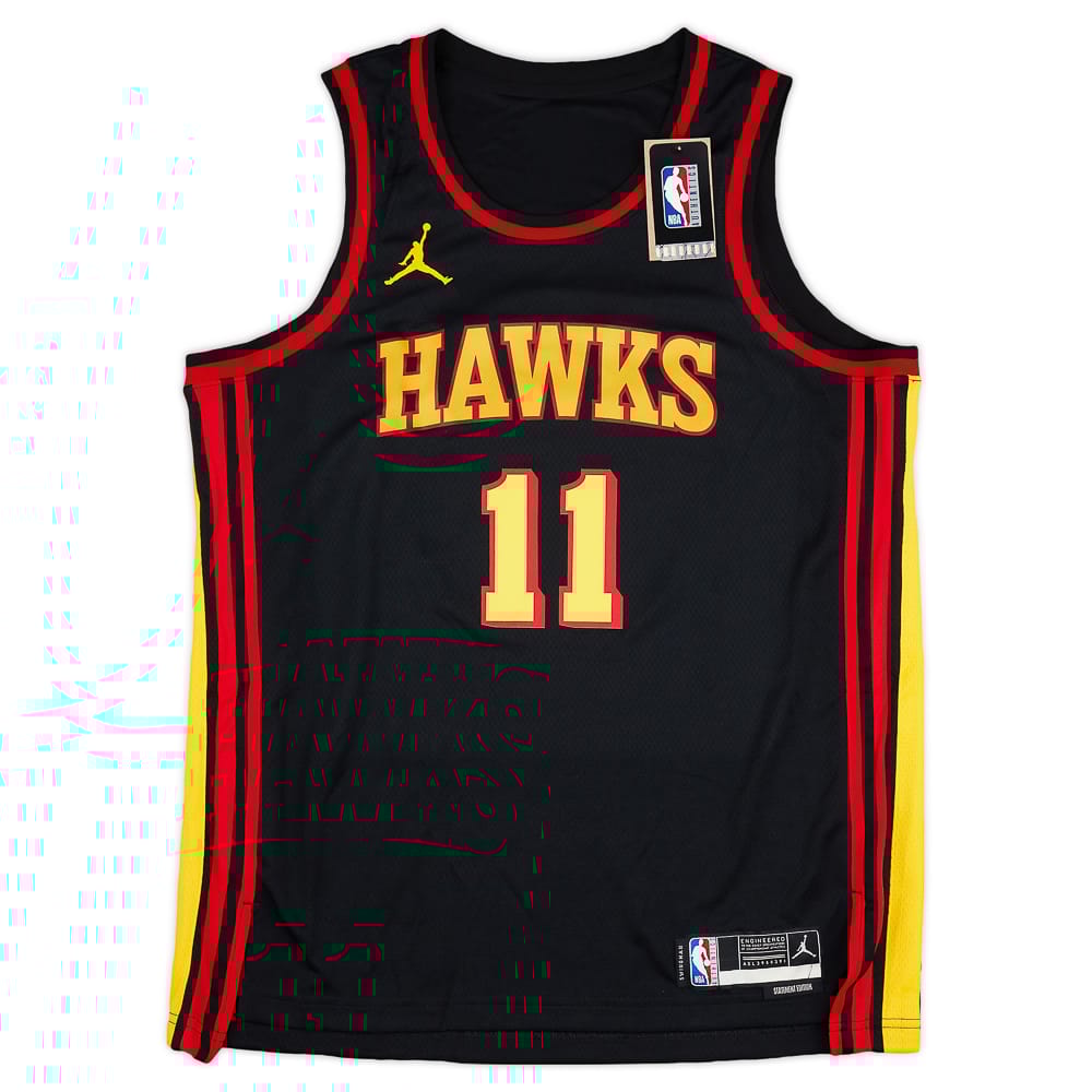 2020-23 Atlanta Hawks Young #11 Jordan Swingman Alternate Jersey (M)