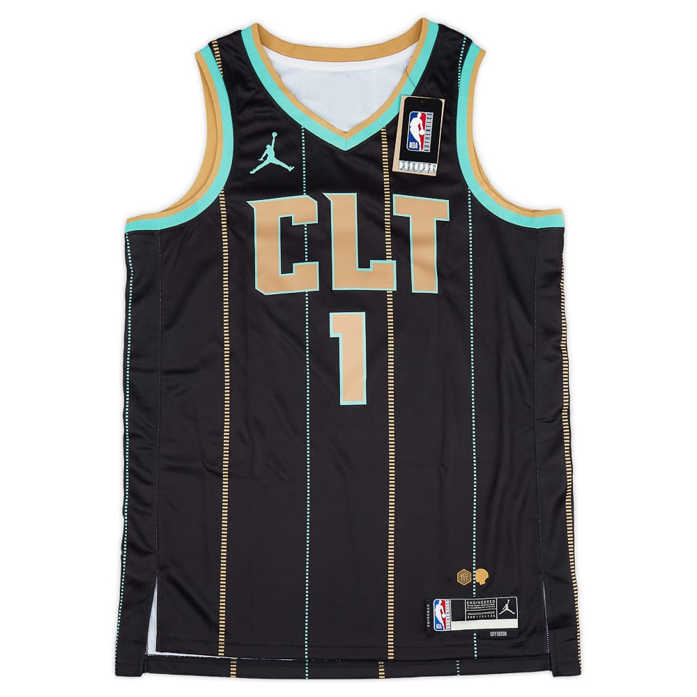 2022-23 Charlotte Hornets Ball #1 Jordan Swingman Alternate Jersey (S)