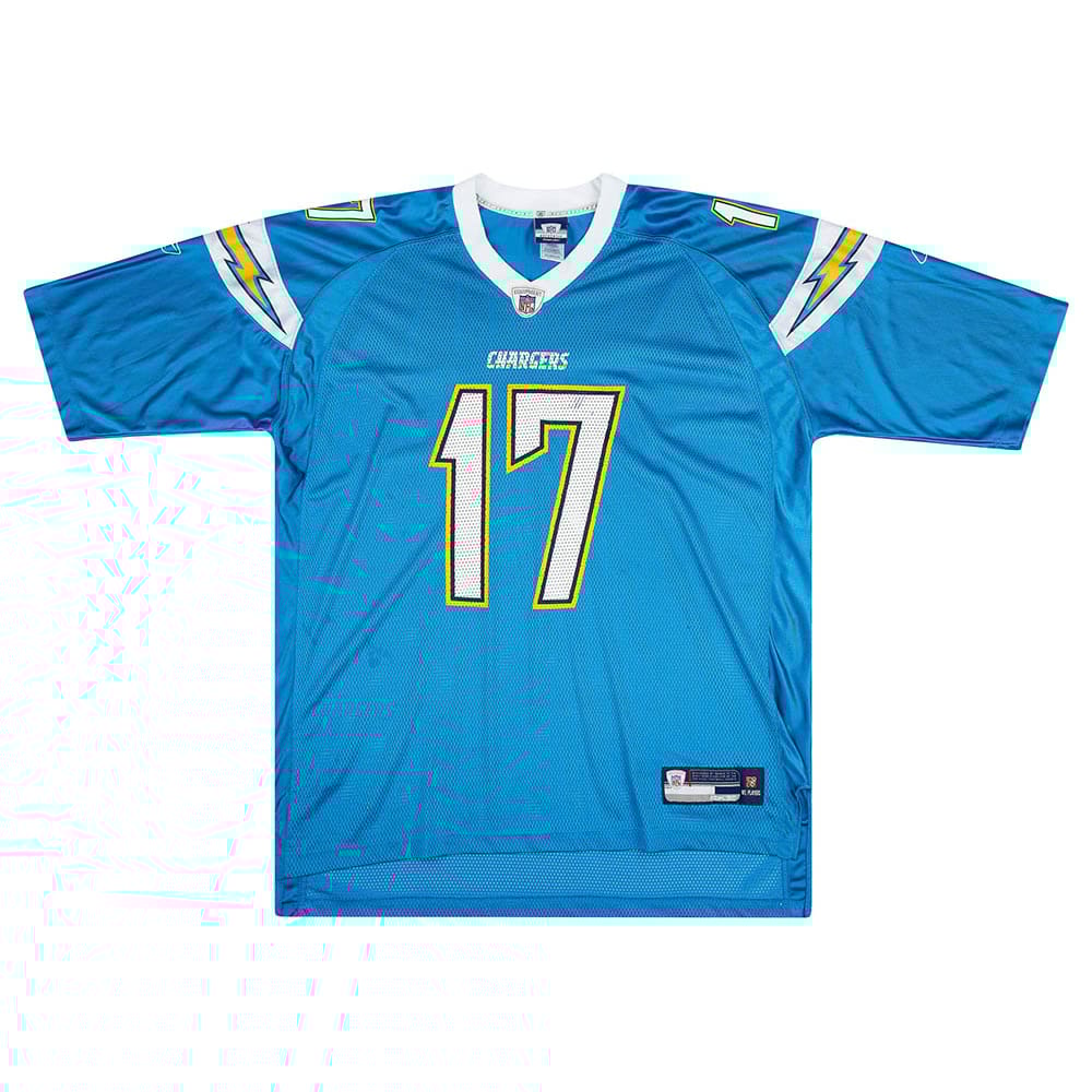 2007 San Diego Chargers Rivers #17 Reebok On Field Alternate Jersey (Very Good) XXL
