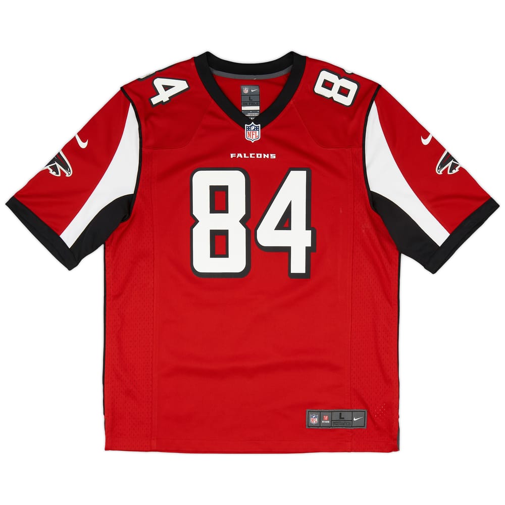 2012-15 Atlanta Falcons White #84 Nike Game Home Jersey (Very Good) L