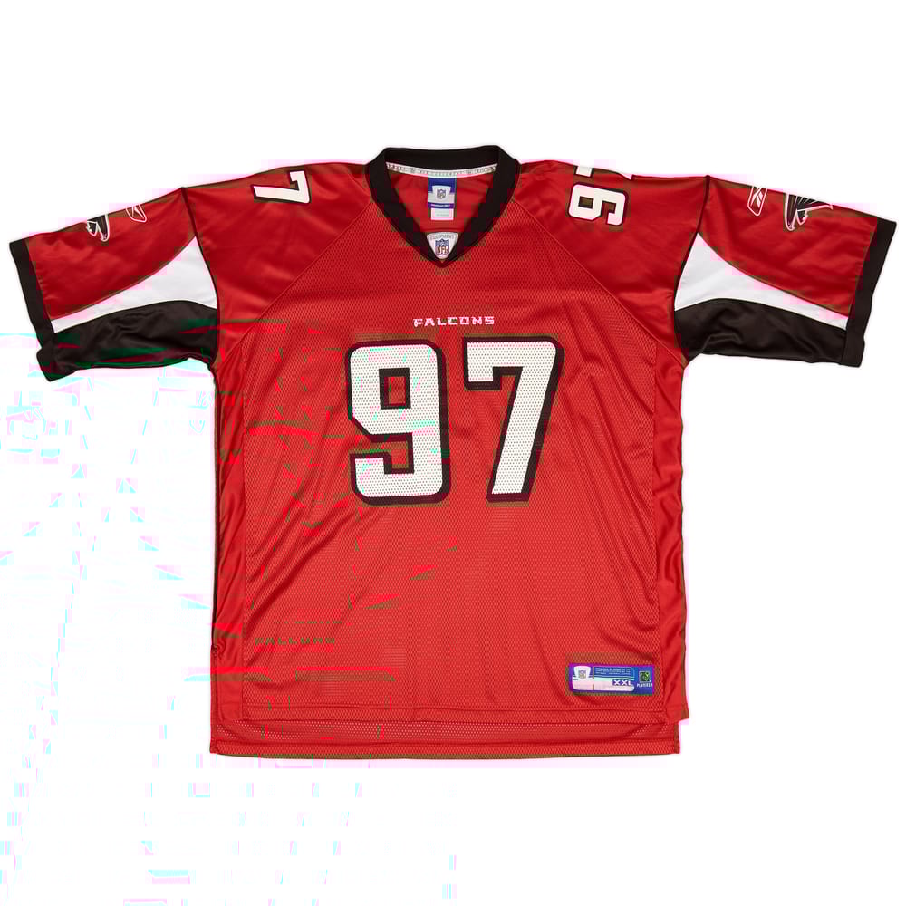2005-06 Atlanta Falcons Kerney #97 Reebok On Field Home Jersey (Excellent) XXL