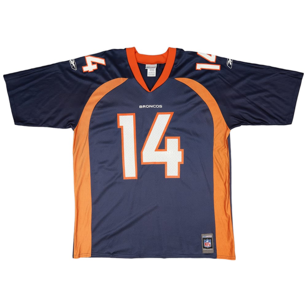 2001 Denver Broncos Griese #14 Reebok Home Jersey (Very Good) XXL