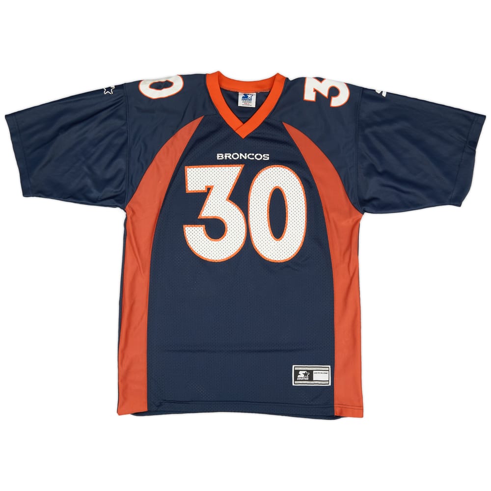 1997-00 Denver Broncos Davis #30 Starter Home Jersey (Good) L